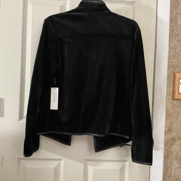 Calvin Klein velour jacket - Picture 2 of 4